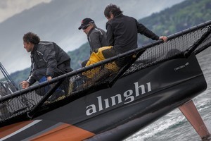 Shakedown sail for Ed Baird and crew on SUI 6 in lead up to the Challenge Julius Baer. - photo © Stefano Gattini - Alinghi