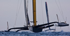 Day 7 - Race 2
GGYC wins the 33rd America&rsquo;s Cup Match
Alinghi 5 and USA 17
 photo copyright Guido Trombetta/Team Alinghi taken at  and featuring the  class