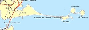 Amador Causeway map photo copyright SW taken at  and featuring the  class