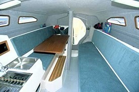 Arctic solo sail interior photo copyright SW taken at  and featuring the  class