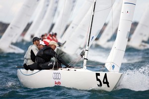 Audi Etchells Worlds 2009, Brighton Yacht Club, Melbourne (AUS) - 12/03/09 
TRIAD
skipper John Bertrand, overall leaer after 5 races photo copyright  Andrea Francolini / Audi http://www.afrancolini.com taken at  and featuring the  class