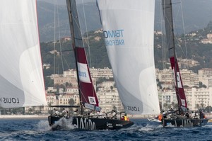 Azzurra and TeamOrigin - Louis Vuitton Trophy Nice Côte d’Azur photo copyright Paul Todd/Outside Images http://www.outsideimages.com taken at  and featuring the  class