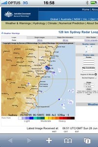 BOM Radar photo copyright SW taken at  and featuring the  class
