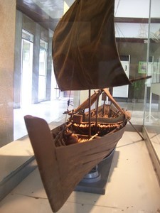 Balangay - original in the museum photo copyright SW taken at  and featuring the  class