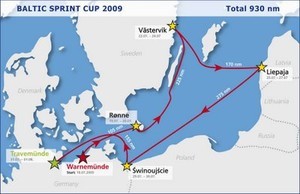 Baltic Sprint Cup Route photo copyright SW taken at  and featuring the  class
