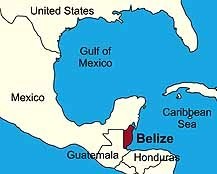 Belize location map photo copyright SW taken at  and featuring the  class