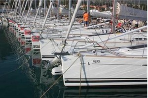 Beneteau one design fleet photo copyright Maggie Joyce - Mariner Boating Holidays http://www.marinerboating.com.au taken at  and featuring the  class