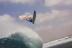 Brawzinho big air - Cabo Verde PWA World Cup – Day 5 photo copyright  John Carter / PWA http://www.pwaworldtour.com taken at  and featuring the  class