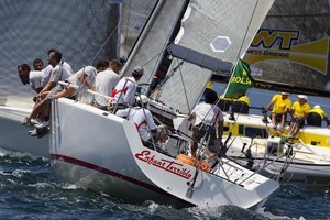 Capri, 22.05.2009Rolex Capri Sailing Week 2009ENFANT TERRIBLE, Bow n: 13, Sail n: ITA 40091, Owner: DEEP WATER ASSOCIATION, Helmsman: ALBERTO ROSSI, Category: FARR 40Photo:© ROLEX/Carlo Borlengh photo copyright Carlo Borlenghi / www.carloborlenghi.com taken at  and featuring the  class
