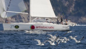 Capri, 22.05.2009Rolex Capri Sailing Week 2009ARISTOCRATIC NAUSICAA, Bow n: 27, Sail n: ITA 15589, Owner: GIOVANNI ALIVERTI, Helmsman: GIOVANNI ALIVERTI, Category: COMET 41Photo:© ROLEX/Carlo Borlengh photo copyright Carlo Borlenghi / www.carloborlenghi.com taken at  and featuring the  class