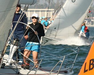 Casey Hogan, Newport Harbor Yacht Club, returns to the Linda Elias Memorial Women's One Design this year, hoping for a repeat of her win in the 2008 - Linda Elias Memorial Women's One Design Challenge photo copyright Rick Roberts  taken at  and featuring the  class