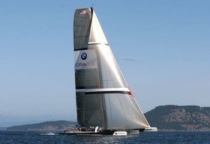 BMW Oracle Racing - Anacortes September 2008 photo copyright Dick Enersen http://dickenersen.smugmug.com taken at  and featuring the  class