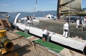 BMW Oracle Racing - Anacortes September 2008 photo copyright Dick Enersen http://dickenersen.smugmug.com taken at  and featuring the  class