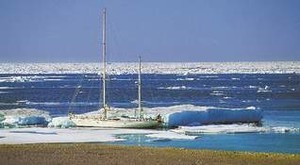Cloud Nine in an ice field photo copyright David Thoreson http://bluewaterstudios.com/ taken at  and featuring the  class