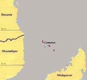 Comoros map photo copyright SW taken at  and featuring the  class