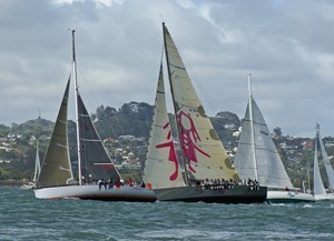Living Doll at the start of the HSBC Premier Coastal Classic race photo copyright Richard Gladwell www.photosport.co.nz taken at  and featuring the  class