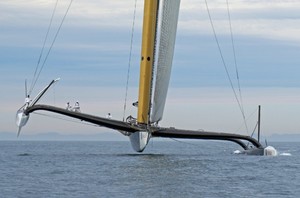 Practice Day, 2010 America's Cup photo copyright Richard Gladwell www.photosport.co.nz taken at  and featuring the  class