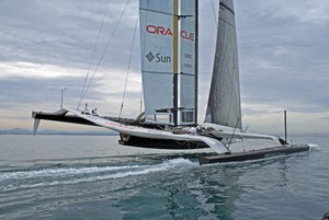 Practice Day, 2010 America’s Cup photo copyright Richard Gladwell www.photosport.co.nz taken at  and featuring the  class