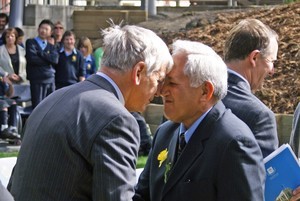 Ralph Roberts is welcomed to the opening ceremony with a traditional Maori hongi photo copyright Richard Gladwell www.photosport.co.nz taken at  and featuring the  class
