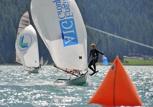 Racing on Day 1 - 2008 Musto Performance Skiff Worlds, Silvaplana, SUI photo copyright Tania & Sergei Samus http://www.photoskiff.com taken at  and featuring the  class