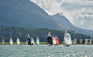 Racing on Day 1 - 2008 Musto Performance Skiff Worlds, Silvaplana, SUI photo copyright Tania & Sergei Samus http://www.photoskiff.com taken at  and featuring the  class