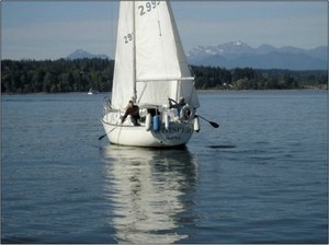 Dave Reid rowing Whisper to the wind photo copyright SW taken at  and featuring the  class