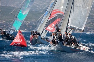 Day 3 - TP52 Coastal Race Quantum Racing, Emirates Team New Zealand & Bigamist7
© Gilles Martin-Raget/Audi MedCup photo copyright Gilles Martin-Raget http://www.martin-raget.com/ taken at  and featuring the  class