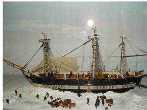 Diorama of the Erebus photo copyright SW taken at  and featuring the  class