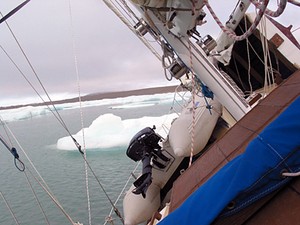 Driven aground by ice in Resolute.JPG photo copyright SW taken at  and featuring the  class