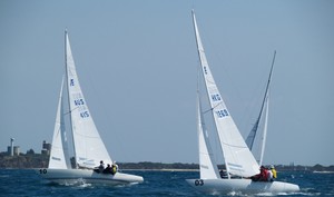 Wharf Tavern Etchells State Championship 2009, down to the wire between Mark Thornburrow and Noel Paterson photo copyright Peter Duncan http://www.questphoto.net taken at  and featuring the  class