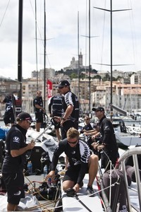Emirates Team New Zealand crew at work photo copyright G.Grenier-Martin-Raget /Audi MedCup http://2009.medcup.org taken at  and featuring the  class