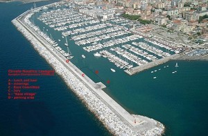 Circolo Nautico Lavagna, Italy - Venue for the 2008 Etchells European Champiosnhip photo copyright Etchells Class http://www.etchells.org.au taken at  and featuring the  class