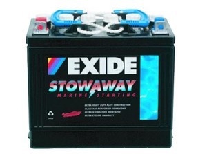 Exide marine batteries are sealed, have no free electrolyte and cannot spill. photo copyright MIAA taken at  and featuring the  class