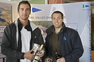Richard Lovering and Matt Alvarado (HISC) winners of the Bewl Valley Open Meeting photo copyright Flying 15 taken at  and featuring the  class