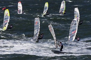 First mark action - 2009 PWA Colgate World Cup photo copyright  John Carter / PWA http://www.pwaworldtour.com taken at  and featuring the  class