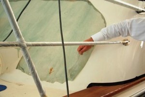 Skudo's coatings can be sprayed, rolled or painted on. photo copyright MIAA taken at  and featuring the  class
