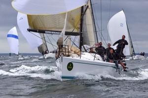 Gary Beer's Farr 40 Sundance is in third overall in the Farr 40 Class - Block Island Race Week photo copyright  Rolex / Dan Nerney taken at  and featuring the  class