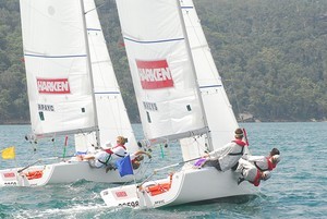 Harken action 2006 photo copyright Sailsportz taken at  and featuring the  class