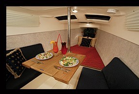 Hunter Edge interior photo copyright SW taken at  and featuring the  class