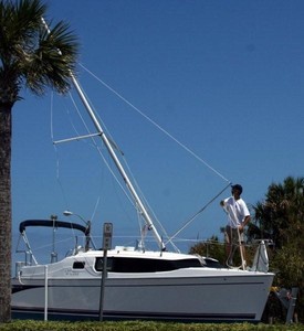 Hunter Edge with collapsing mast photo copyright SW taken at  and featuring the  class