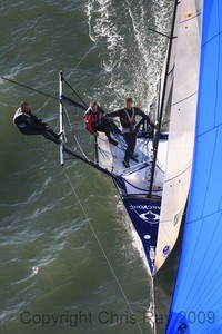 Sailing Photos St Francis Yacht Club 18`` Skiffs Bridge to Bridge
 photo copyright Chris Ray http://www.printroom.com/pro/crayivp taken at  and featuring the  class
