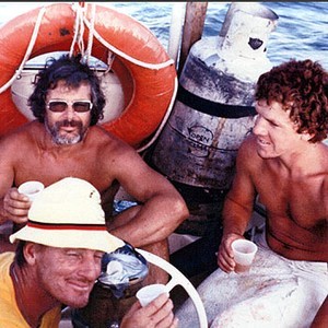 John Gleeson, front, Jerry Humphrey from Yandina, and Bill Gleeson, right, sailing around Australia photo copyright SW taken at  and featuring the  class