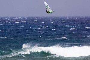 Jonas Ceballos back loop - 2009 Gran Canaria PWA Grand Slam - Day 8 photo copyright  John Carter / PWA http://www.pwaworldtour.com taken at  and featuring the  class