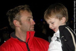 Jules Salter (right) and son photo copyright Volvo Ocean Race http://www.volvooceanrace.com taken at  and featuring the  class