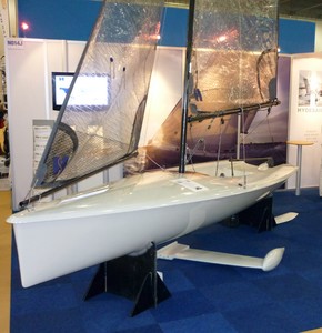 K1 single-handed keelboat at London Boat Show 2010 photo copyright K1 Sailing www.K1sailing.com taken at  and featuring the  class