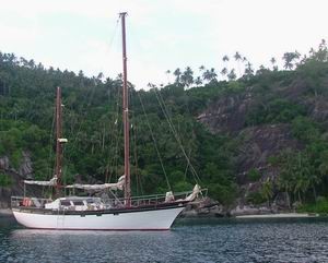 Karaka at anchor photo copyright SW taken at  and featuring the  class