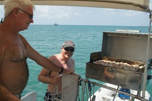 Lobster for breakfast lunch and dinner photo copyright Ian & Andrea Treleaven taken at  and featuring the  class