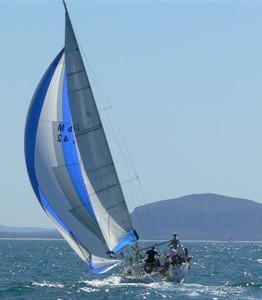 MYC Sailing Fun Friendship White Pearl on Mooloolaba Bay.JPG photo copyright Tracey Johnstone taken at  and featuring the  class