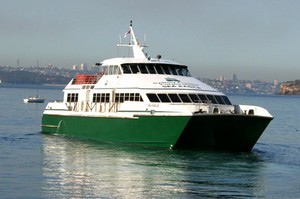 The ubiquitous Manly ferry is integral to the image and lifestyle - as well as commuters and tourists to the area. photo copyright MIAA taken at  and featuring the  class