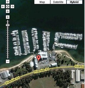Marina hybrid satellite maps photo copyright SW taken at  and featuring the  class